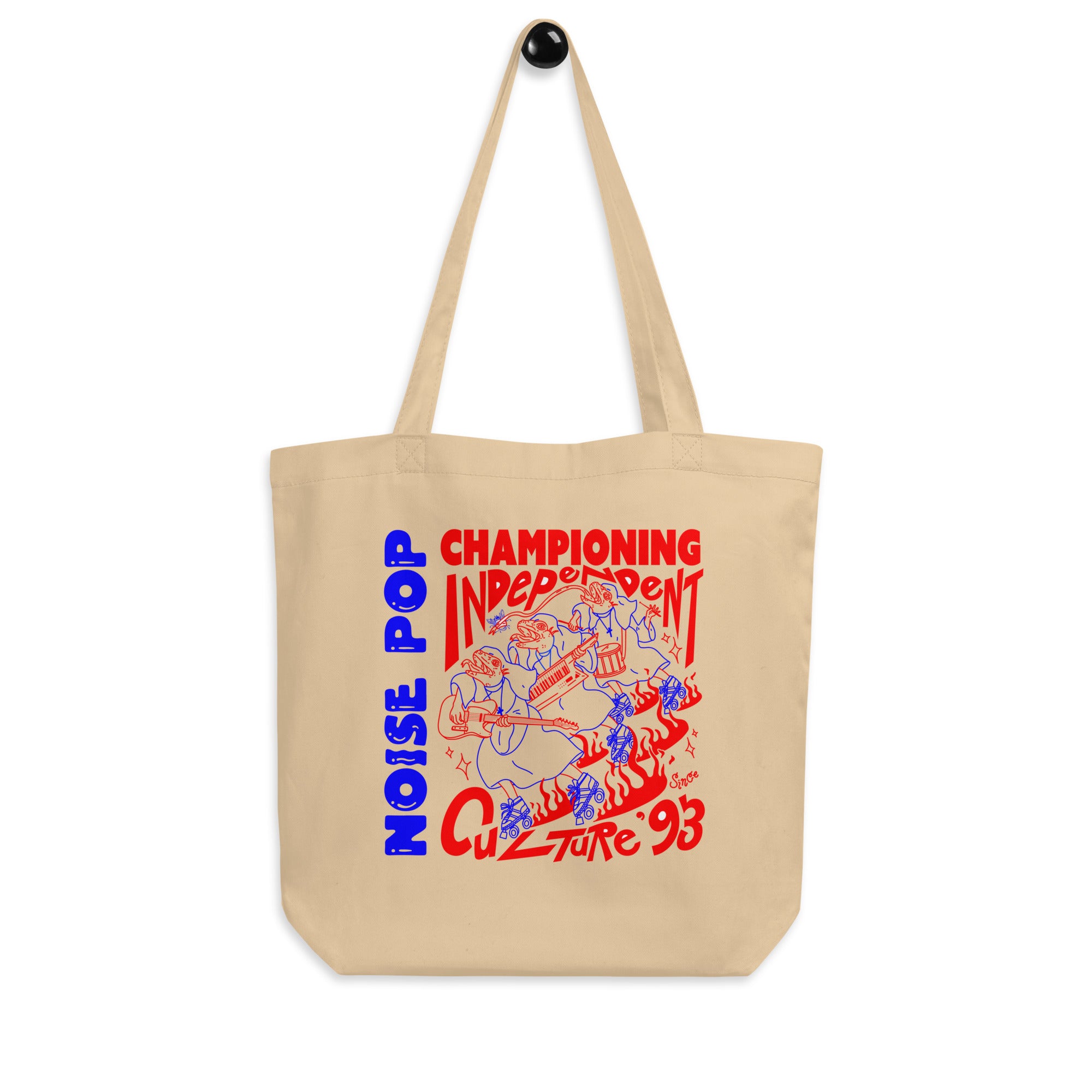 Lizard Nun Tote Bag designed by Cheeky Chong