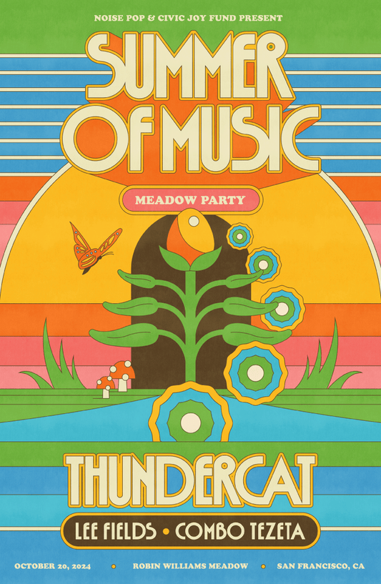 Summer of Music Meadow Party Commemorative Poster