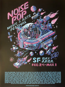 Noise Pop Festival 2020 Poster by Nigel Sussman