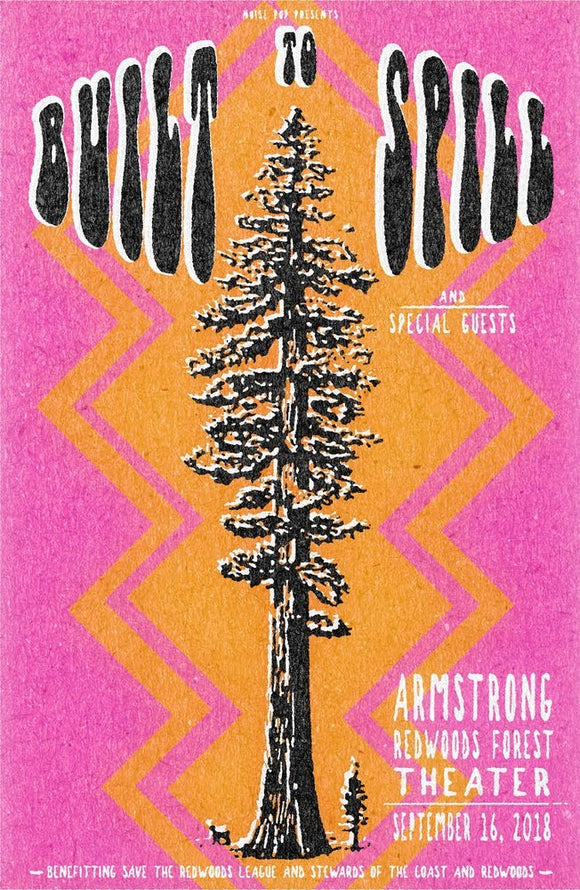 Built To Spill Armstrong Redwoods Noise Pop Poster